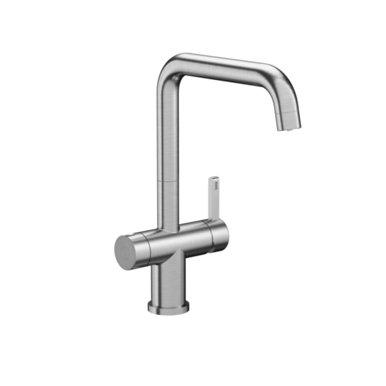KWC HOME ENIA E virtuves izlietnes ūdens maisītājs ar pieslēgumu filtrētam ūdenim (bez filtra), nerūsējošais tērauds (10.591.612.700FL 3600009449)