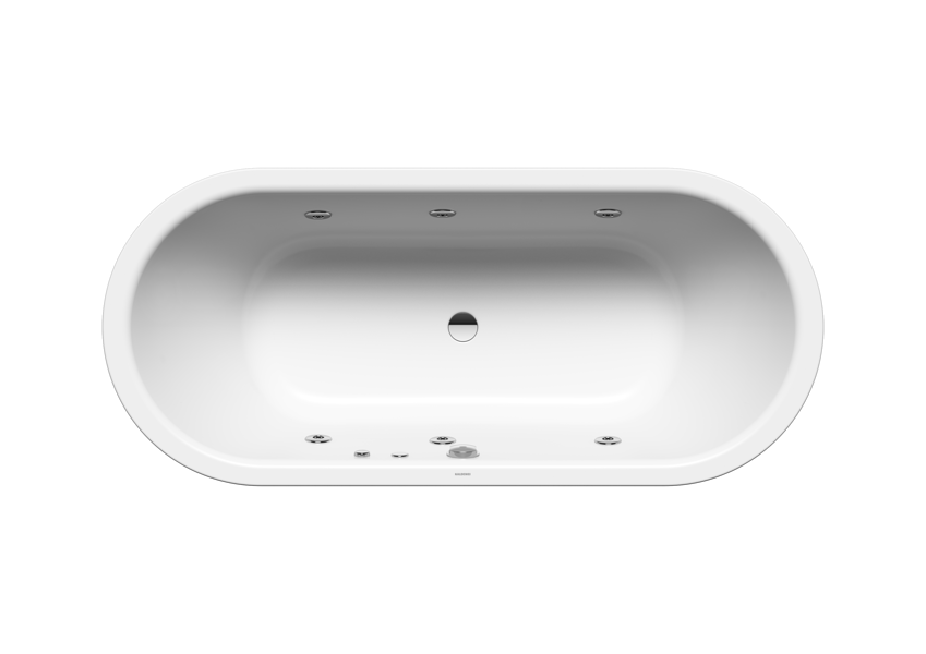 masāžas vanna CLASSIC DUO OVAL BODY 1700x750mm alpine white