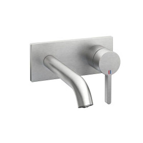 11.422.033.177 KWC BEVO dekoratīvā daļa izlietnes ūdens maisītājam no sienas A175, nerūsējošais tērauds