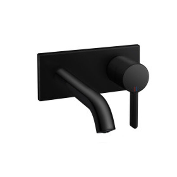 11.422.034.176 KWC BEVO dekoratīvā daļa izlietnes ūdens maisītājam no sienas A225, melns matēts