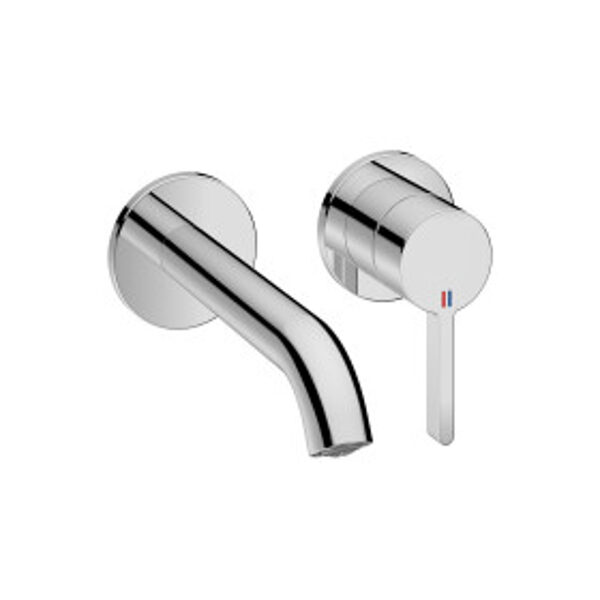 11.422.063.000 KWC BEVO dekoratīvā daļa izlietnes ūdens maisītājam no sienas A175, hroms