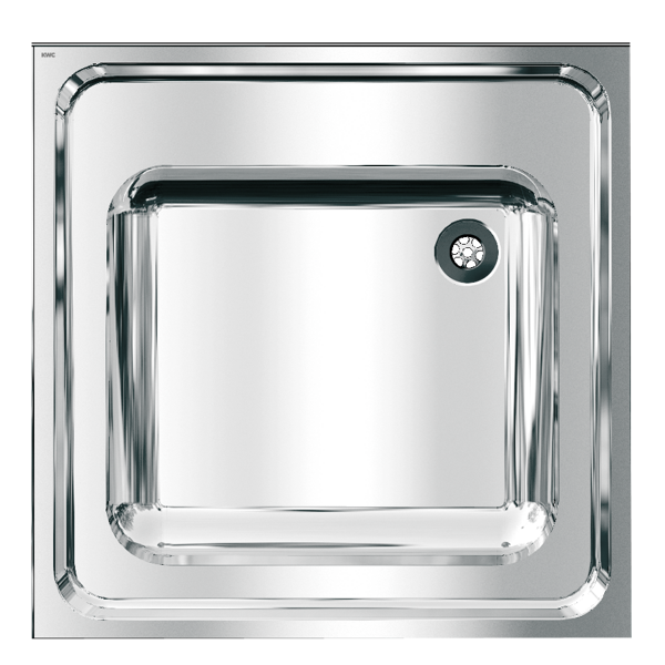 KWC MAXIMA komerciālā izlietne 600x382x600mm, nerūsējošais tērauds (2000057616 / MAXS100-60)