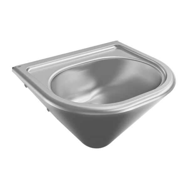 ANIMA izlietne 450x280x400mm, augsta vandālisma riska zonām, nerūsējošais tērauds (2000071857 / ANMX450)