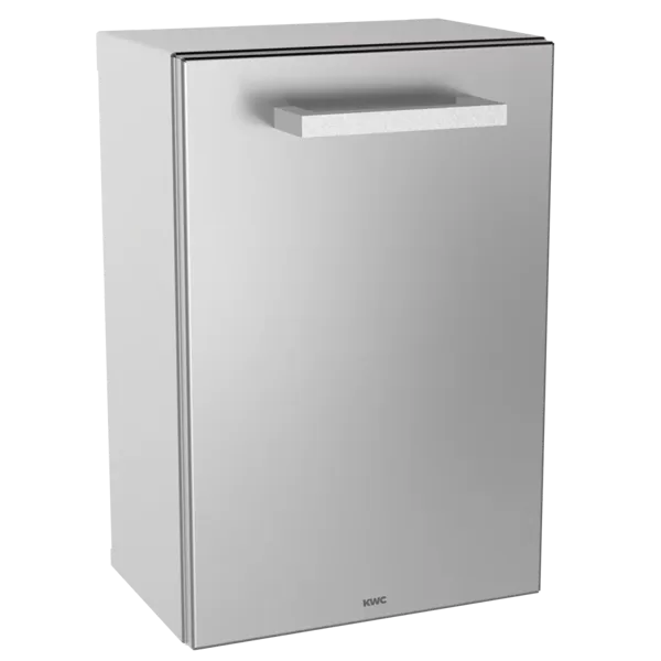 KWC RODAN sanitāro dvieļu un atkritumu tvertne pie sienas, 200x295x165mm, nerūsējošais tērauds (2000090063 / RODX611)