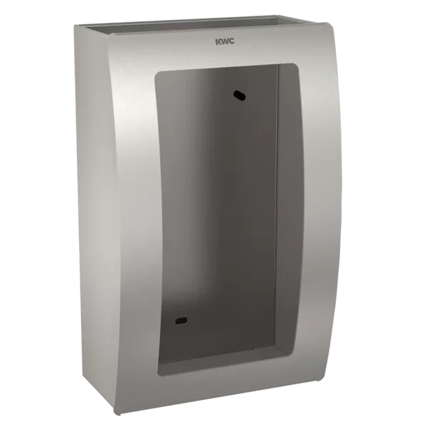 KWC STRATOS Higiēnas maisiņu dozators montāžai pie sienas, 156x250x90mm, nerūsējošais tērauds (2000100014 / STRX615)