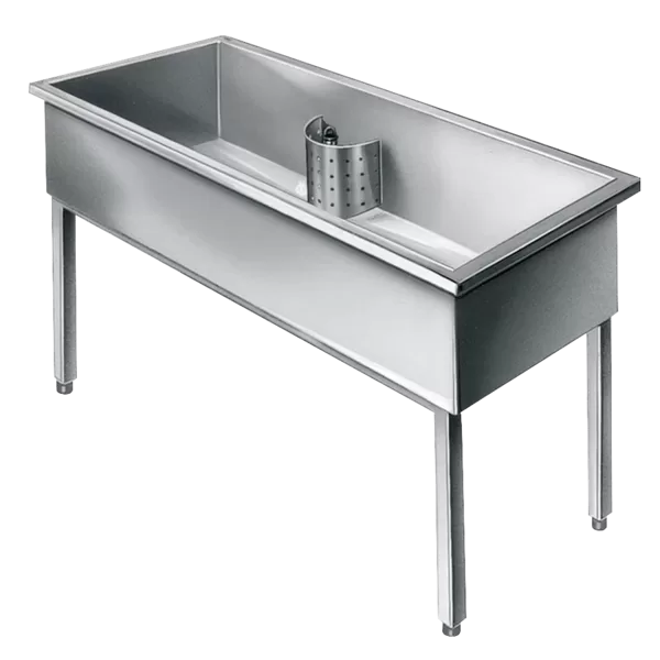 KWC SIRIUS Darba telpas izlietne ar statīvu, 1000x800/300x600mm, nerūsējošais tērauds (2000100068 / SIRX751)