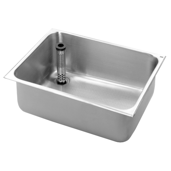 SIRIUS izlietne iebūvējama virsmā 635x300x485mm ar izplūdi kreisajā pusē (2000100326 / C20136L)