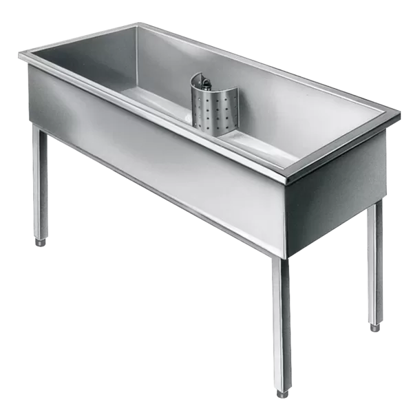 KWC SIRIUS Darba telpas izlietne ar statīvu, 2000x800/300x600mm, nerūsējošais tērauds (2000100359 / SIRX753)