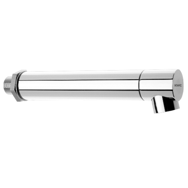 Sienas izvads, DN 15, ar pret zādzību drošu aeratoru, pulēta hroma pārklājums misiņš, izvirzījums 165 mm (2000100806 / AQRM906)