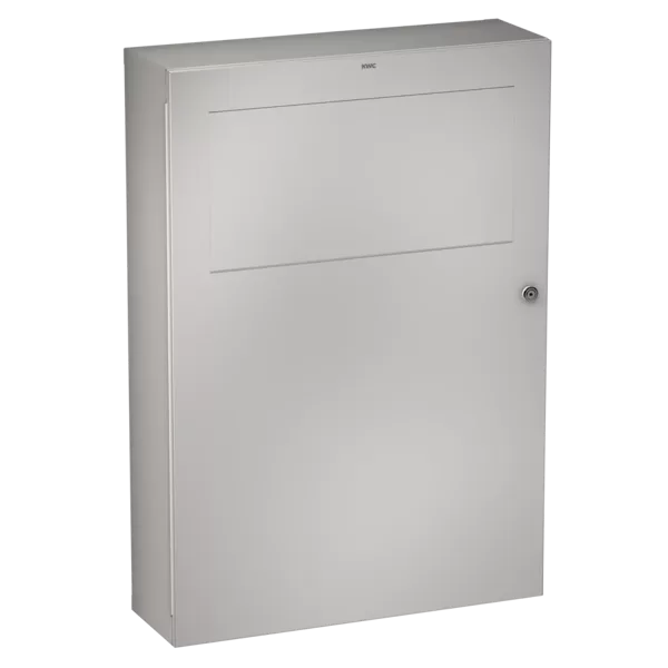KWC RODAN atkritumu tvertne ar pašaizverošu vāku, montāžai pie sienas 45L, 495x710x153mm, nerūsējošais tērauds (2000101346 / RODX606)