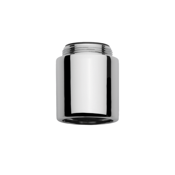 Iztekas pagarinājums M 24 x 1, garums 30 mm, pulēts hromēts misiņš (2000101463 / AQRM909)