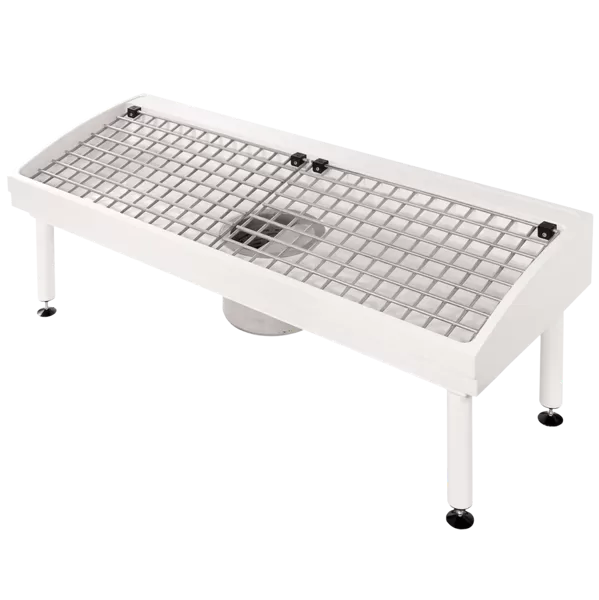 KWC SIRIUS Apavu un zābaku tīrīšanas iekārta, 1400x175/500x510mm, alpine white (2000102727 / SIRW721A)