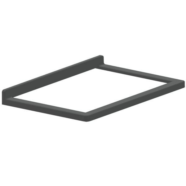 KWC SIRIUS Daudzfunkcionālās izlietnes vāks, sintētisks materiāls, pelēks, piemērots izlietnēm BS311, BS312. (2000103702 / ESIRX025)