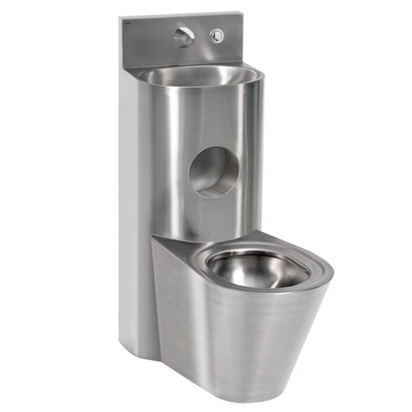 KWC WC izlietnes kombinācija uzstādīšanai tehniskās telpas priekšā (2030005341 / HDTX0022)