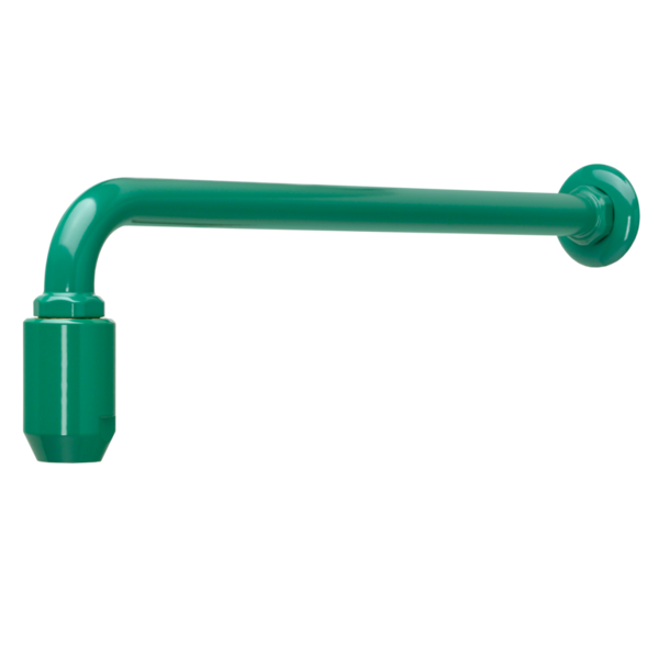 KWC Avārijas dušas galviņa DN 20 ar sienas kronšteinu un rozeti, pašiztukšojoša, ar zaļu EPS pārklājumu, misiņš (RAL 6032), (2030018821 / FAID0002)