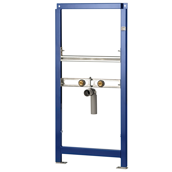 AQUAFIX uzstādīšanas rāmis izlietnēm ar pīlāru tipa armatūru, pašnesoša, pulverkrāsota tērauda rāmja konstrukcija. (2030019897 / CMPX152)