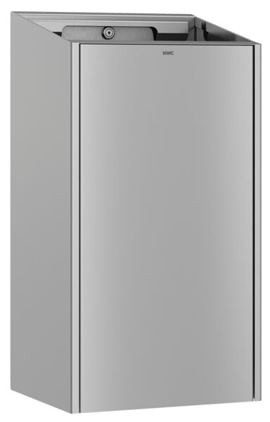 KWC EXOS. Atkritumu tvertne montāžai pie sienas 300x572x250mm, nerūsējošais tērauds ar satīna apdari (2030022928 / EXOS605X)