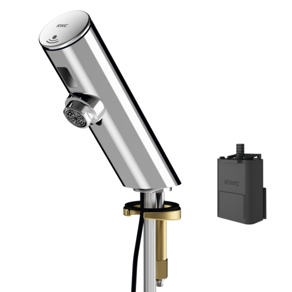 KWC F3E opto-elektroniskais ūdens maisītājs iepriekš sajauktam ūdenim ar akumulatora nodalījumu, 6.0l/min, hroms (2030033385 / F3EV1001)