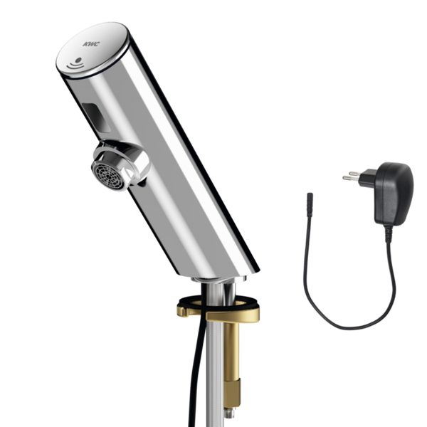 KWC F3E opto-elektroniskais ūdens maisītājs iepriekš sajauktam ūdenim ar pievienojamu elektrotīkla barošanas bloku, 6.0l/min, hroms (2030033387 / F3EV1002)