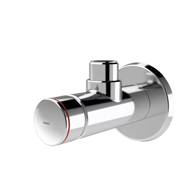 KWC F3S pašaizveroš krāns iepriekš sajauktam ūdenim DN 15 sienas montāžai dušas telpām, hroms (2030034414 / F3SV2001)