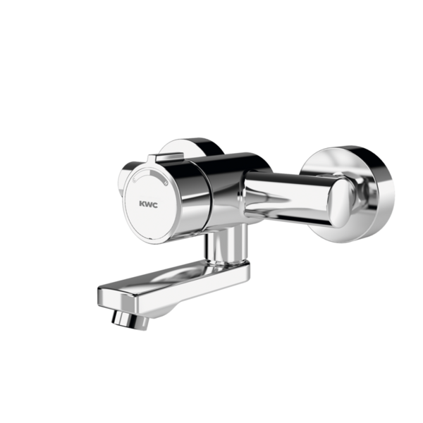 KWC F3S-Mix pašaizverošs ūdens maisītājs, 6.0 l/min sienas montāžai ar projekciju 100mm, hroms (2030036195 / F3SM1002)