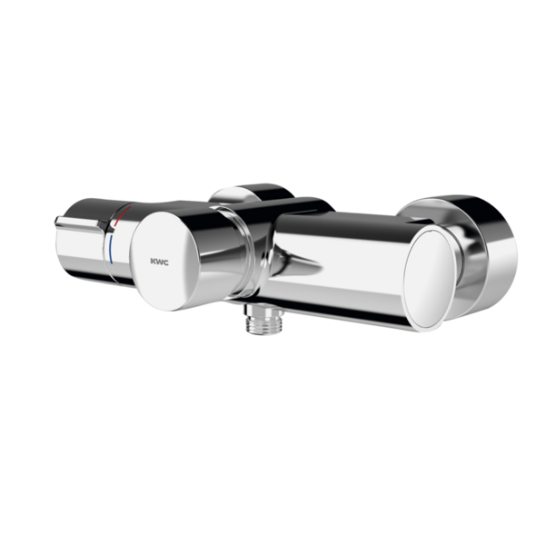 KWC F5S-Therm pašaizveroš termostata maisītājs dušai, sienas montāžai, hroms (2030036209 / F5ST2003)