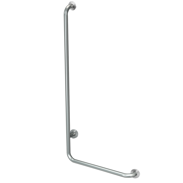 CONTINA 90° leņķveida rokturis, labās puses versija, 678x1328x82mm, nerūsējošais tērauds (2030038221 / CNTX20WR)