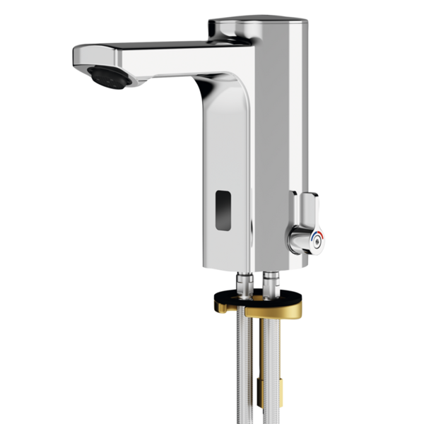 KWC F5E-Mix opto-elektroniskais izlietnes ūdens maisītājs ar bateriju 3.0 l/min, hroms (2030039427 / F5EM1007)