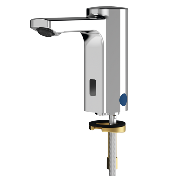 KWC F5E opto-elektroniskais ūdens maisītājs iepriekš sajauktam ūdenim ar bateriju, 3.0l/min, hroms (2030039435 / F5EV1005)