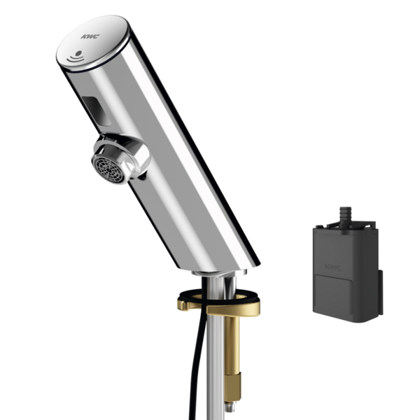 KWC F3E opto-elektroniskais ūdens maisītājs iepriekš sajauktam ūdenim ar akumulatora nodalījumu, 3.0l/min, hroms (2030039462 / F3EV1006)