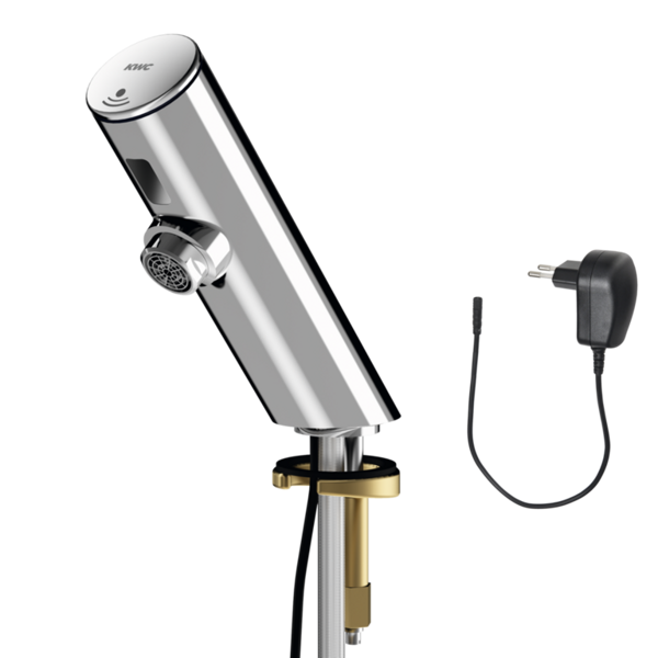 KWC F3E opto-elektroniskais ūdens maisītājs iepriekš sajauktam ūdenim ar pievienojamu elektrotīkla barošanas bloku, 3.0l/min, hroms (2030039463 / F3EV1007)