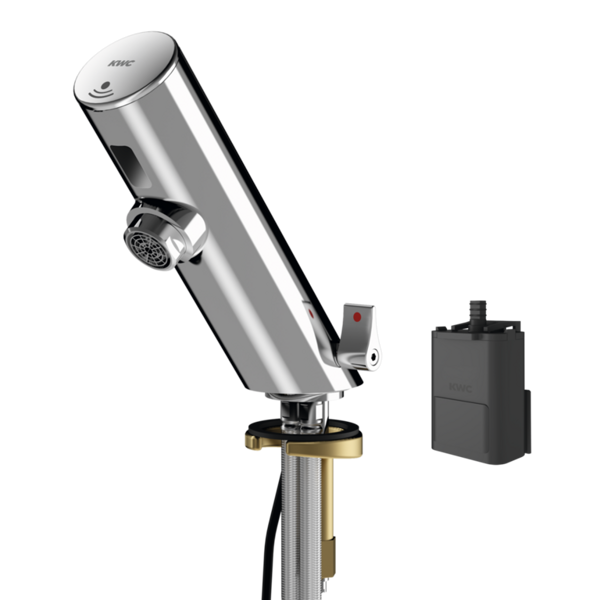 KWC F3E-Mix opto-elektroniskais ūdens maisītājs ar akumulatora nodalījumu, 3.0l/min, hroms (2030039470 / F3EM1006)