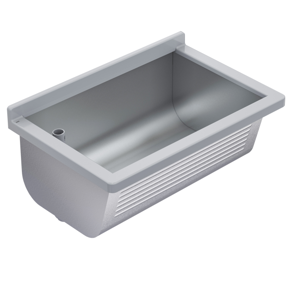 SIRIUS izlietne 700x328x460mm ar izplūde kreisajā pusē, nerūsējošais tērauds (2030045749 / BS311N)