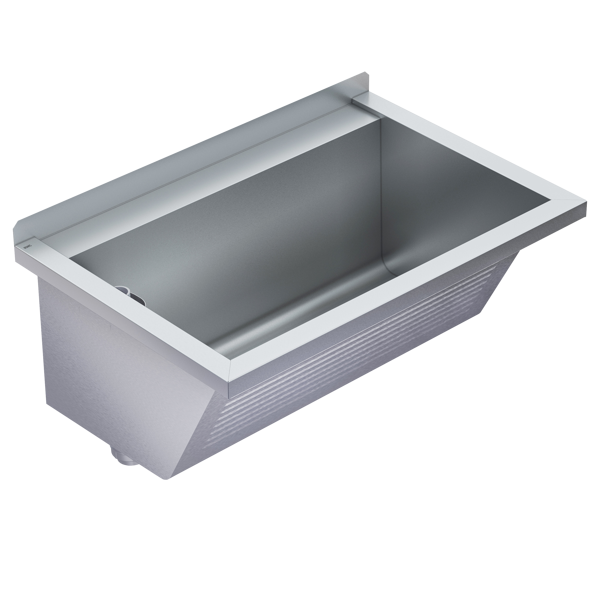 SIRIUS izlietne 750x354x500mm ar izplūdi kreisajā pusē, nerūsējošais tērauds (2030045753 / BS313N)