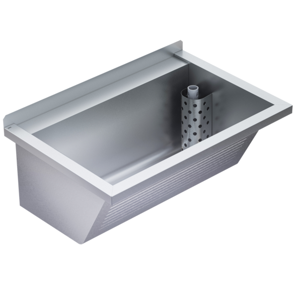 SIRIUS izlietne 750x354x500mm ar izplūdi labajā pusē, nerūsējošais tērauds (2030045754 / BS314N)