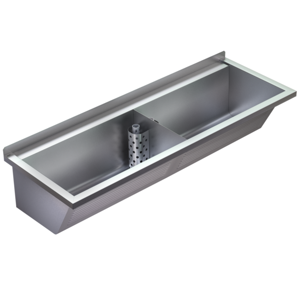 SIRIUS dubultā izlietne 1420x346x500mm, nerūsējošais tērauds (2030045755 / BS315N)