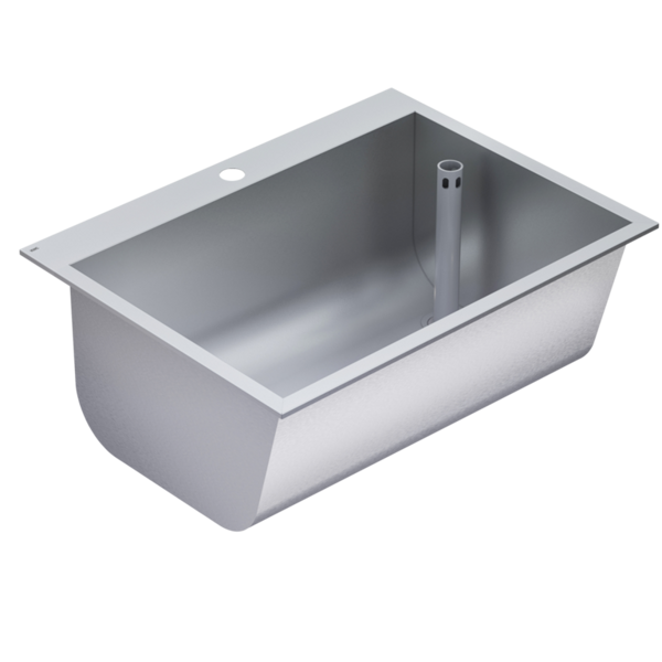 SIRIUS virsmā iebūvējama izlietne 620x281x420mm nerūsējošais tērauds (2030045756 / BS323N)