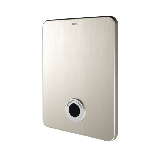 KWC F5E elektroniskais dušas maisītāja iepriekš sajauktam ūdenim funkcionālā daļa 190x245mm, nerūsējošais tērauds/hroms (2030067748 / F5EV2005)