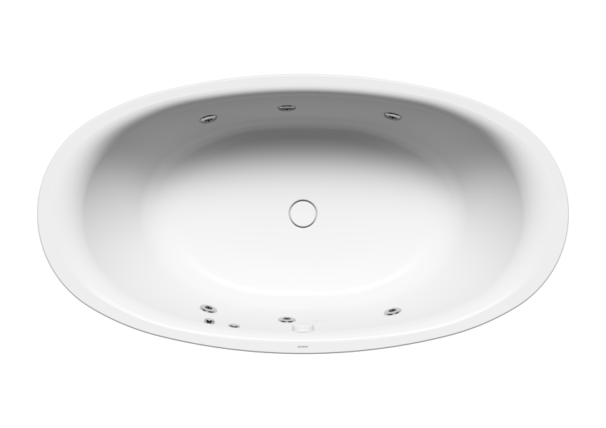 masāžas vanna ELLIPSO DUO OVAL BODY 1900x1000mm alpine white