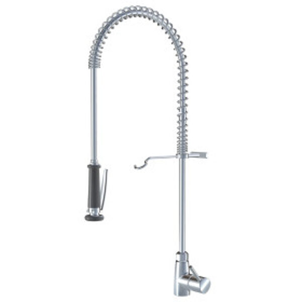 24.501.130.000 KWC GASTRO profesionālais virtuves izlietnes ūdens maisītājs, hroms