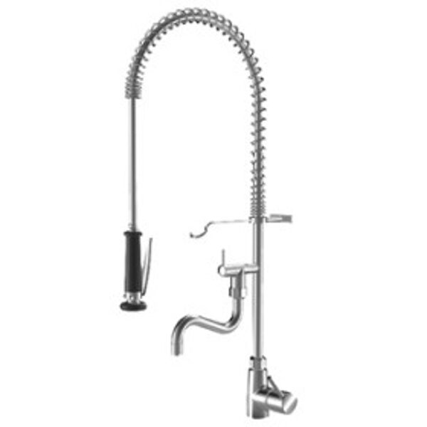 24.501.146.000 KWC GASTRO profesionālais virtuves izlietnes ūdens maisītājs A300 hroms