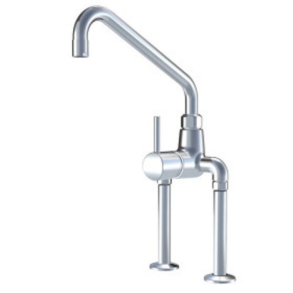 24.503.184.000 KWC GASTRO profesionālais virtuves izlietnes ūdens maisītājs A300 hroms