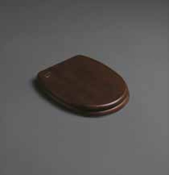 AR 004 ARCADE poda sēd riņķis ar vāku riekstkoks, hromētas eņģes