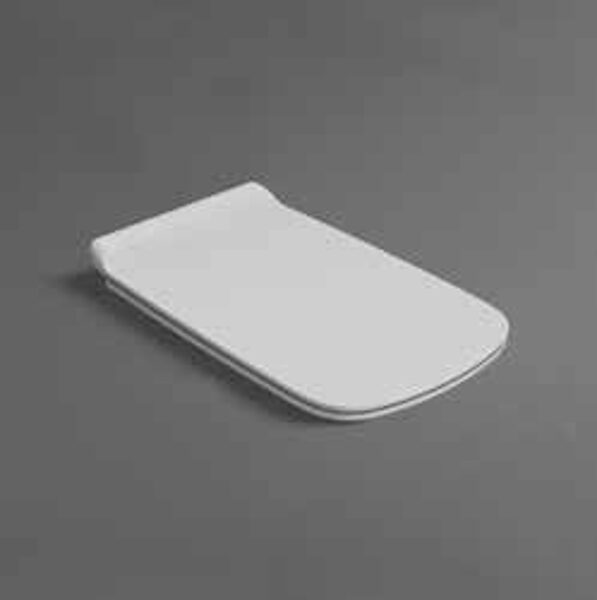 BB003 Collection Baden Baden WC poda sēdriņķis ar vāku, hromētas eņģes QUICK-RELEASE balts