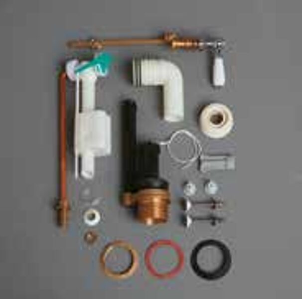 D24 LANTE Flush mechanism with side lever for close-coupled cistern LA09B.