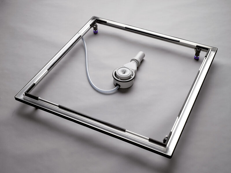 ESR uzstādīšanas sistēma vienā līmenī ar grīdu