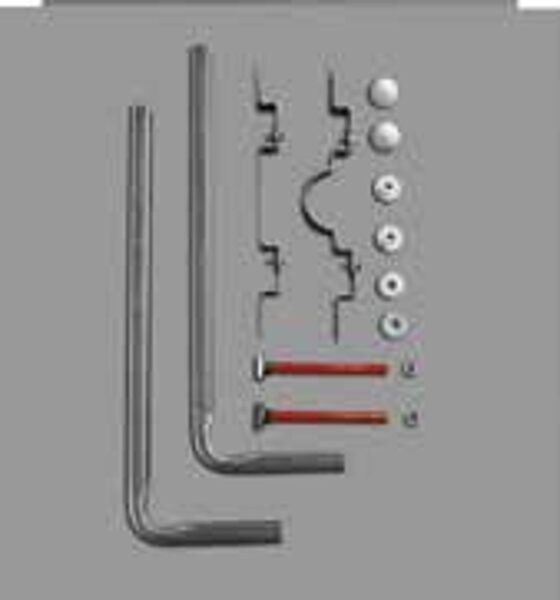 F84 A pair of brackets for wall hung WC or bidet