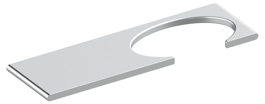 Edition 400 spieķa turētājs aluminium silver anodized