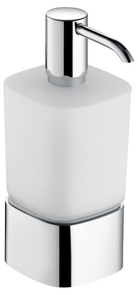 Elegance NEW šķidro ziepju dozators ar turētāju, chrome-plated