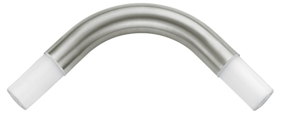 Plan 90° stūra savienojums aizkaru stangai (četru stūru dušas paliktnim)